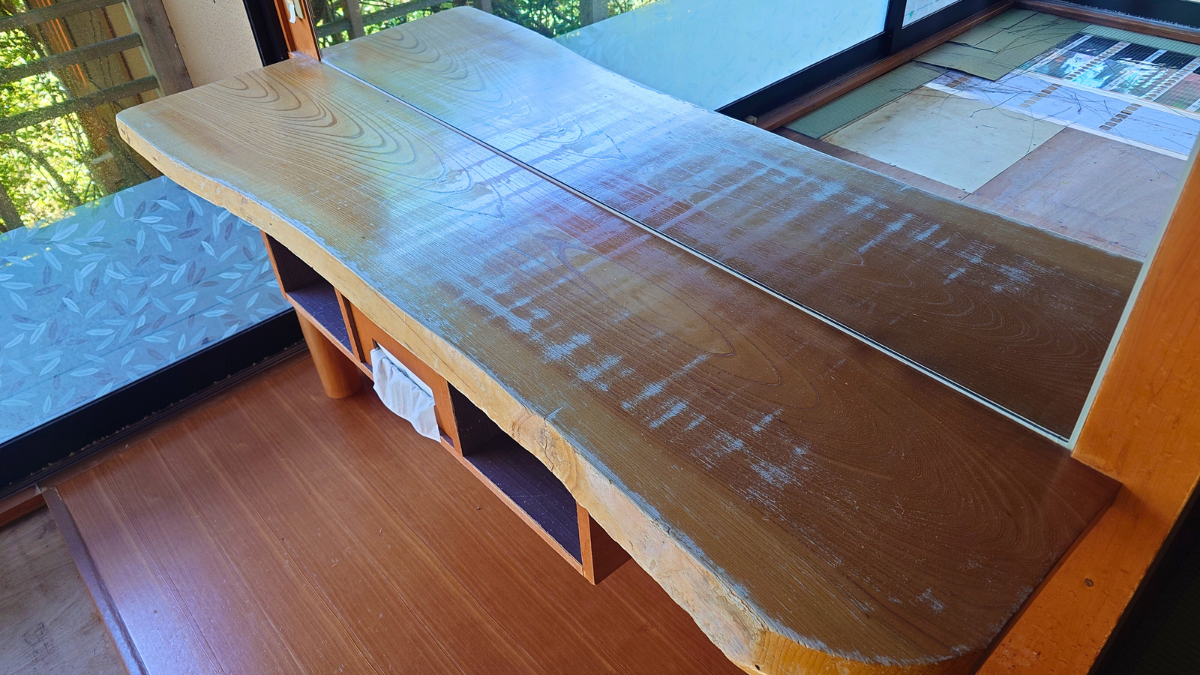 木部再生作業前