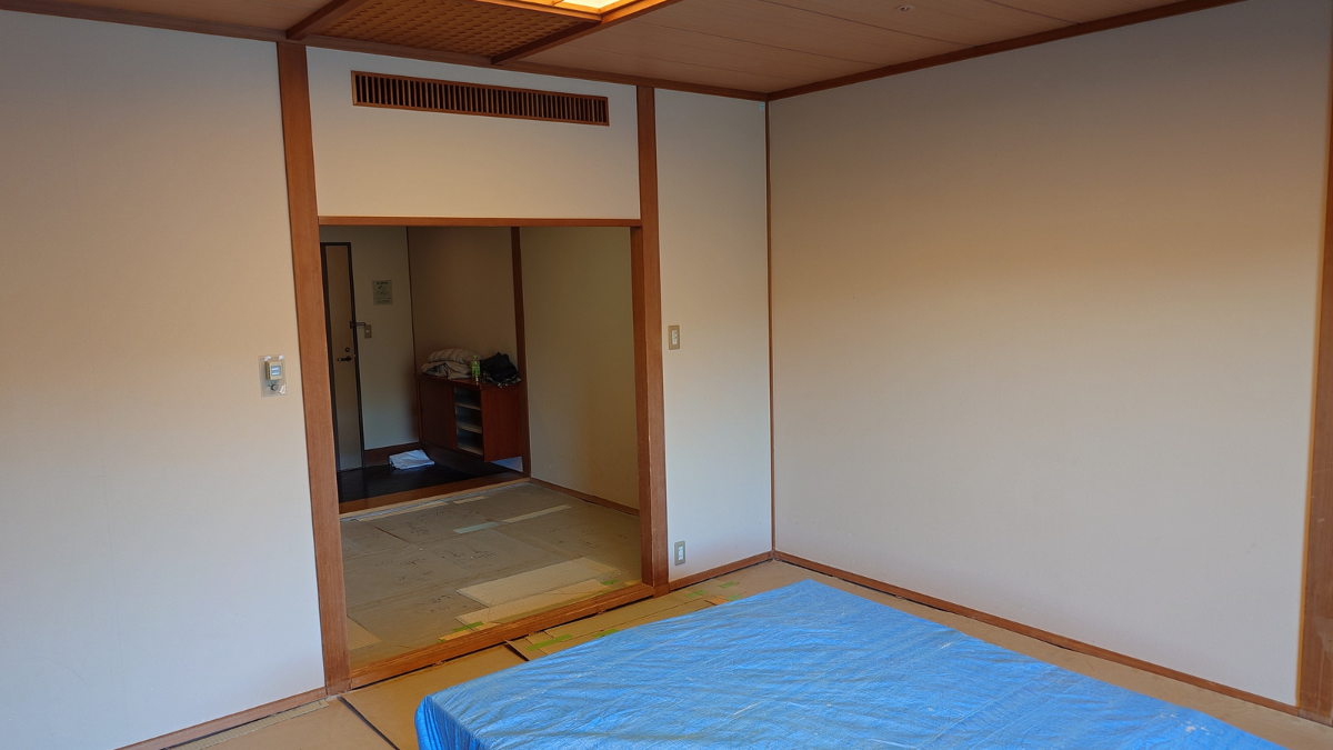 木部再生作業前